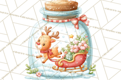 Christmas Terrarium Clipart PNG Product Image 5