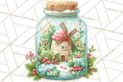 Christmas Terrarium Clipart PNG Product Image 2