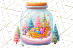 Christmas Terrarium Clipart PNG Product Image 3