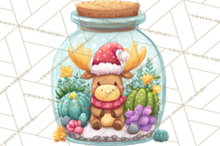 Christmas Terrarium Clipart PNG Product Image 4