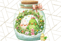 Christmas Terrarium Clipart PNG Product Image 3