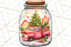 Christmas Terrarium Clipart PNG Product Image 4