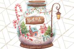Christmas Terrarium Clipart PNG Product Image 5