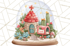 Christmas Terrarium Clipart PNG Product Image 4