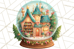 Christmas Terrarium Clipart PNG Product Image 2