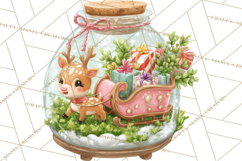 Christmas Terrarium Clipart PNG Product Image 4