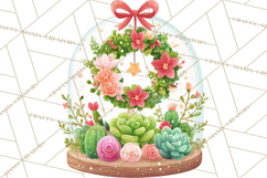 Christmas Terrarium Clipart PNG Product Image 4