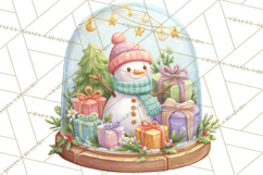 Christmas Terrarium Clipart PNG Product Image 2