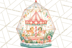 Christmas Terrarium Clipart PNG Product Image 4