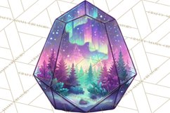 Christmas Terrarium Clipart PNG Product Image 2