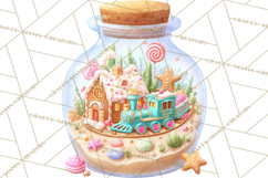 Christmas Terrarium Clipart PNG Product Image 5