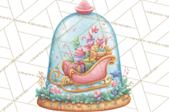 Christmas Terrarium Clipart PNG Product Image 3