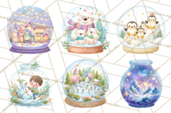 Christmas Terrarium Clipart PNG Product Image 2