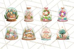 Christmas Terrarium Clipart PNG Product Image 6