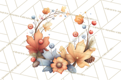 Christmas Turkey PNG, Rustic Holiday Clipart Product Image 2