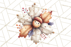 Christmas Turkey PNG, Rustic Holiday Clipart Product Image 2