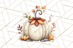 Christmas Turkey PNG, Rustic Holiday Clipart Product Image 3