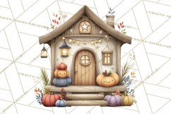 Christmas Turkey PNG, Rustic Holiday Clipart Product Image 5
