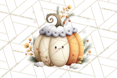 Christmas Turkey PNG, Rustic Holiday Clipart Product Image 2