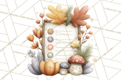 Christmas Turkey PNG, Rustic Holiday Clipart Product Image 3