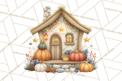 Christmas Turkey PNG, Rustic Holiday Clipart Product Image 5