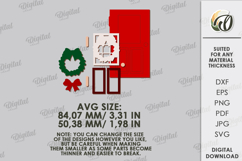 Christmas Tiered Tray Decor Laser Cut. Wall Decor SVG Product Image 2
