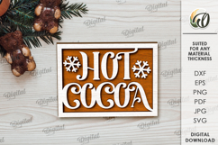 Christmas Tiered Tray Decors Laser Cut. Wall Decor SVG Product Image 9