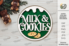 Christmas Tiered Tray Decors Laser Cut. Wall Decor SVG Product Image 11