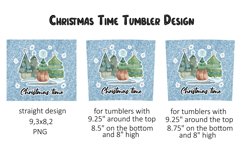 Christmas Tumbler Sublimation Product Image 2