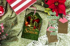 Christmas &#039;Tis the Season Printable Gift Tags &amp; Sheet Product Image 2