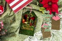 Christmas 'Tis the Season Printable Gift Tags &amp; Sheet Product Image 2