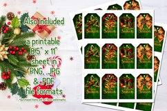 Christmas 'Tis the Season Printable Gift Tags &amp; Sheet Product Image 3