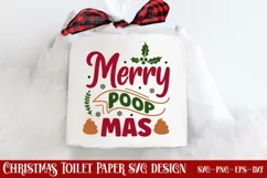 Merry poop mas SVG, Christmas Gag Gift SVG Product Image 1