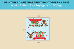 Christmas treat bag toppers svg / Reindeer Chow Product Image 3
