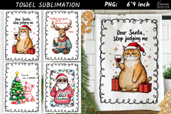 Christmas Towel Sublimation|Funny Holiday Quotes Bundle Product Image 7