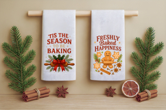 Christmas Kitchen Set, cutting board, Christmas towel, mug Product Image 10