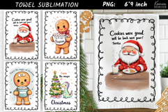 Christmas Towel Sublimation|Funny Holiday Quotes|Gingerbread Product Image 1