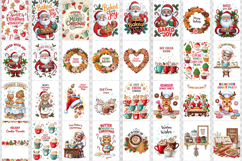 Christmas kitchen towel | Holiday baking prin Product Image 2