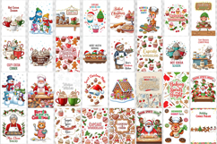 Christmas kitchen towel | Holiday baking prin Product Image 3