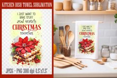 Christmas Towel Designs| Kitchen Towel Sublimation PNG Product Image 2