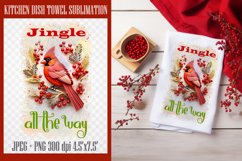 Christmas Towel Designs| Kitchen Towel Sublimation PNG Product Image 8