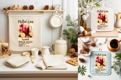 Christmas Towel Designs| Kitchen Towel Sublimation PNG Product Image 4