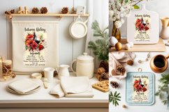 Christmas Towel Designs| Kitchen Towel Sublimation PNG Product Image 6