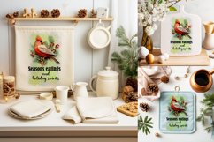 Christmas Towel Designs| Kitchen Towel Sublimation PNG Product Image 4