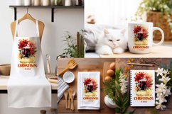 Christmas Towel Designs| Kitchen Towel Sublimation PNG Product Image 2