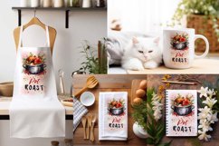 Christmas Towel Designs| Kitchen Towel Sublimation PNG Product Image 8