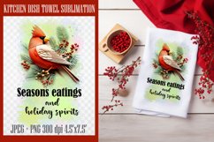 Christmas Towel Designs| Kitchen Towel Sublimation PNG Product Image 3