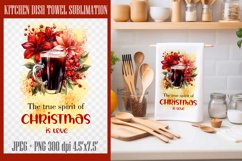 Christmas Towel Designs| Kitchen Towel Sublimation PNG Product Image 7