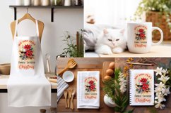 Christmas Towel Designs| Kitchen Towel Sublimation PNG Product Image 3