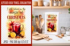Christmas Towel Designs| Kitchen Towel Sublimation PNG Product Image 6